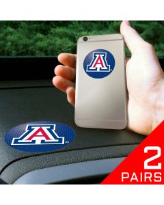 Fanmats ® - 2 Pairs of University of Arizona Dashboard Phone Grips (13039)