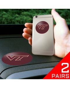 Fanmats ® - 2 Pairs of Virginia Tech Dashboard Phone Grips (13043)