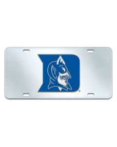 Fanmats ® - Duke University Mirrored Inlaid Acrylic License Plate (15108)