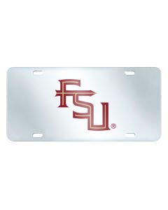 Fanmats ® - Florida State University Mirrored Inlaid Acrylic License Plate (15084)