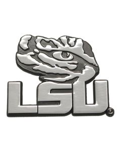Fanmats ® - Louisiana State University 3D Chrome Emblem (14800)