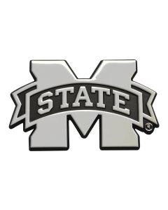 Fanmats ® - Mississippi State University 3D Chrome Emblem (18559)