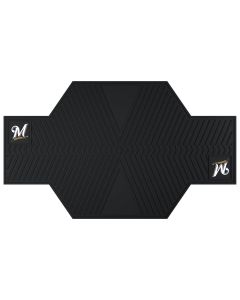 Fanmats ® - MLB Milwaukee Brewers Heavy Duty Rubber Motorcycle Mat (15357)