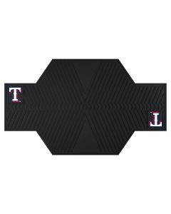 Fanmats ® - MLB Texas Rangers Heavy Duty Rubber Motorcycle Mat (15366)