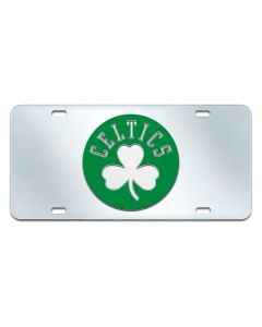 Fanmats ® - NBA Boston Celtics Mirrored Inlaid Acrylic License Plate (15113)