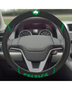Fanmats NBA Boston Celtics universal steering wheel cover, In-Situation