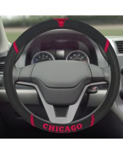 Fanmats ® - NBA Chicago Bulls Universal Steering Wheel Cover (14846)
