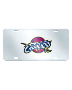Fanmats ® - NBA Cleveland Cavaliers Mirrored Inlaid Acrylic License Plate (17201)