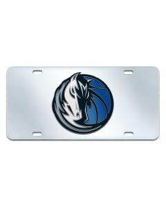 Fanmats ® - NBA Dallas Mavericks Mirrored Inlaid Acrylic License Plate (15119)