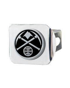 Fanmats ® - NBA Denver Nuggets Chromed Metal Hitch Cover (17588)