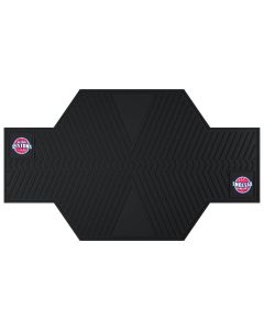 Fanmats ® - NBA Detroit Pistons Heavy Duty Rubber Motorcycle Mat (15376)