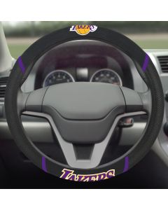 Fanmats ® - NBA Los Angeles Lakers Universal Steering Wheel Cover (14795)