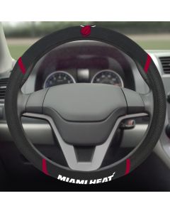Fanmats ® - NBA Miami Heat Universal Steering Wheel Cover (14861)