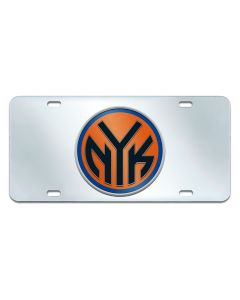 Fanmats ® - NBA New York Knicks Mirrored Inlaid Acrylic License Plate (15125)