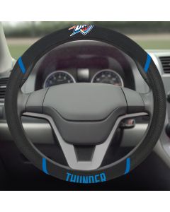 Fanmats ® - NBA Oklahoma City Thunder Universal Steering Wheel Cover (14873)