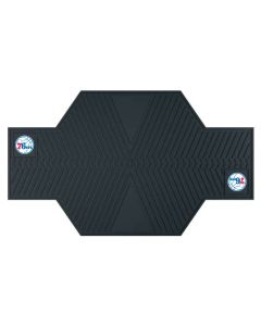 Fanmats ® - NBA Philadelphia 76ers Heavy Duty Rubber Motorcycle Mat (15391)