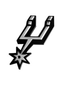 Fanmats ® - NBA San Antonio Spurs 3D Chrome Emblem (14893)