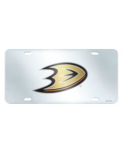 Fanmats ® - NHL Anaheim Ducks Mirrored Inlaid Acrylic License Plate (17193)
