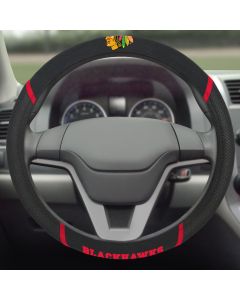 Fanmats ® - NHL Chicago Blackhawks Universal Steering Wheel Cover (14789)