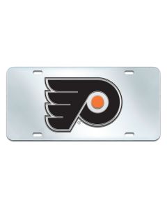 Fanmats ® - NHL Philadelphia Flyers Mirrored Inlaid Acrylic License Plate (15148)