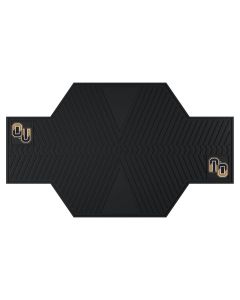 Fanmats ® - Oakland University Heavy Duty Rubber Motorcycle Mat (18453)