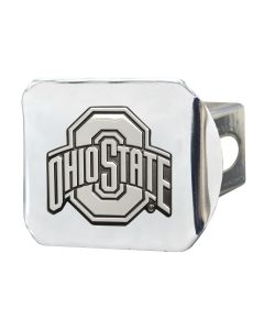 Fanmats ® - Ohio State University Chromed Metal Hitch Cover (15049)