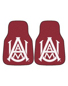 Fanmats Alabama A&M University Universal Carpet Front Floor Mats, Flat Image