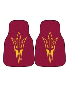 Fanmats ® - Pair of Arizona State University Universal Carpet Front Floor Mats (17147)