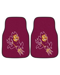 Fanmats Arizona State University Universal Carpet Front Floor Mats, Flat Image