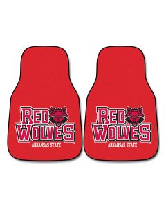 Fanmats Arkansas State University Universal Carpet Front Floor Mats, Flat Image