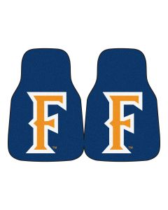 Fanmats Cal State Fullerton Universal Carpet Front Floor Mats, Flat Image