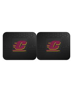 Fanmats ® - Pair of Central Michigan University Universal Vinyl Utility Rear Floor Mats (13316)