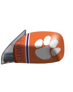 Fanmats Clemson University Small Side Mirror Covers, Flat Image