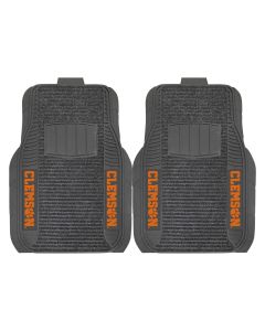 Fanmats ® - Pair of Clemson University Universal Deluxe Front Floor Mats (13828)