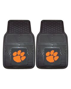 Fanmats ® - Pair of Clemson University Universal Vinyl Front Floor Mats (8778)