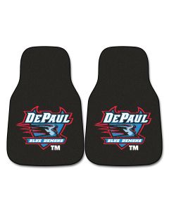 Fanmats DePaul University Universal Carpet Front Floor Mats, Flat Image