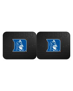 Fanmats ® - Pair of Duke University Universal Vinyl Utility Rear Floor Mats (13218)