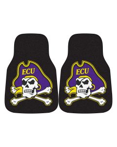 Fanmats East Carolina University Universal Carpet Front Floor Mats, Flat Image