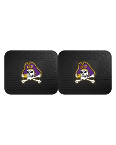 Fanmats ® - Pair of East Carolina University Universal Vinyl Utility Rear Floor Mats (17620)