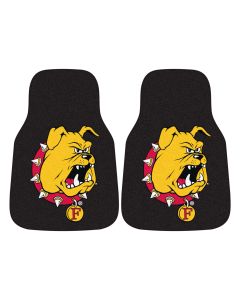 Fanmats Ferris State University Universal Carpet Front Floor Mats, Flat Image