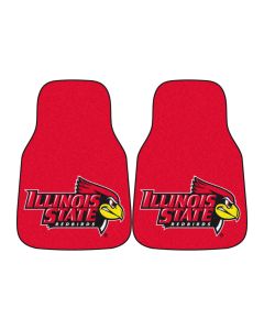 Fanmats Illinois State University Universal Carpet Front Floor Mats, Flat Image