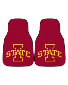 Fanmats Iowa State University Universal Carpet Front Floor Mats, Flat Image