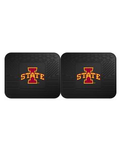 Fanmats ® - Pair of Iowa State University Universal Vinyl Utility Rear Floor Mats (12760)