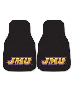 Fanmats James Madison University Universal Carpet Front Floor Mats, Flat Image