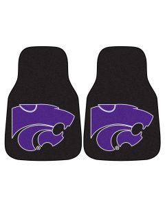 Fanmats Kansas State University Universal Carpet Front Floor Mats, Flat Image