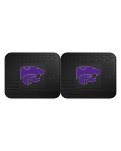 Fanmats ® - Pair of Kansas State University Universal Vinyl Utility Rear Floor Mats (12765)