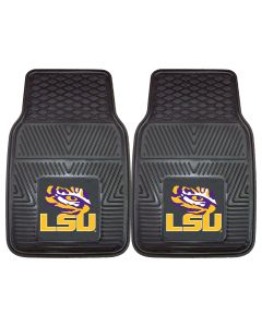 Fanmats ® - Pair of Louisiana State University Universal Vinyl Front Floor Mats (8747)