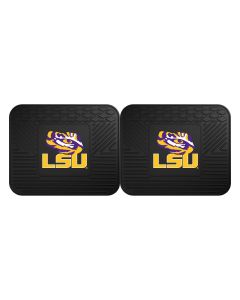 Fanmats ® - Pair of Louisiana State University Universal Vinyl Utility Rear Floor Mats (12261)