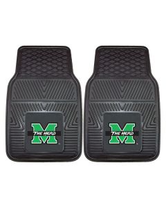 Fanmats ® - Pair of Marshall University Universal Vinyl Front Floor Mats (12823)