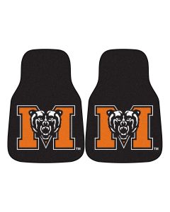 Fanmats Mercer University Universal Carpet Front Floor Mats, Flat Image
